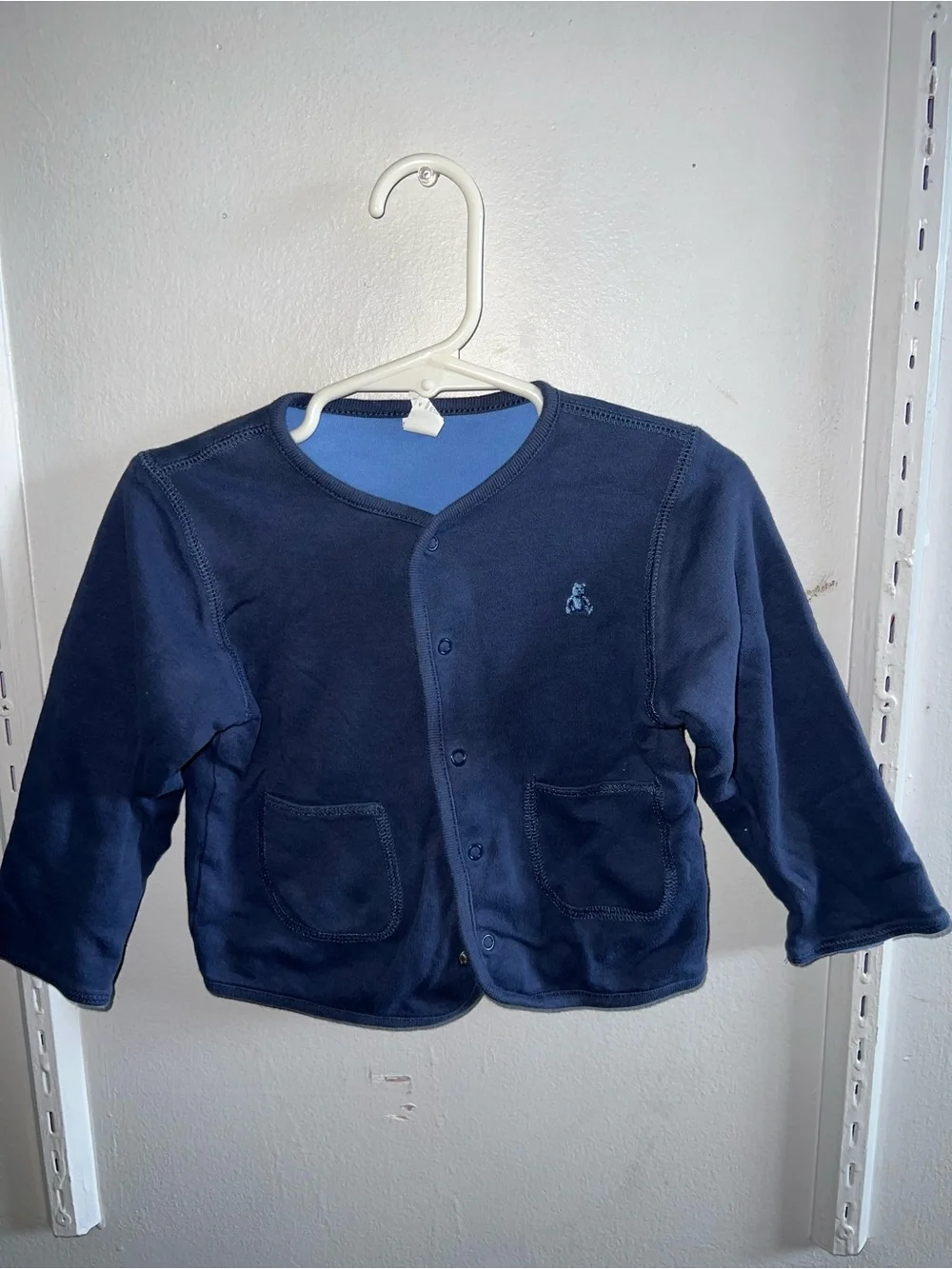 Y2K GAP Reversible Baby Jacket in Light Blue and Navy